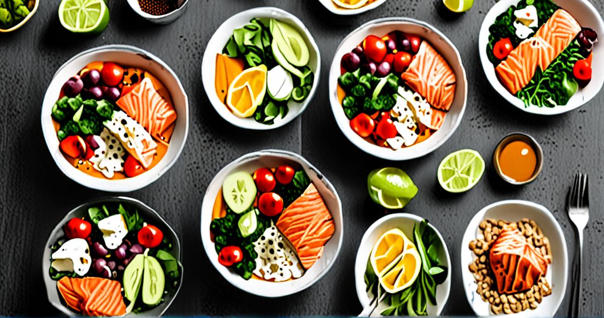 Healthy Salmon Meal Prep Bowls for Easy, Balanced Lunches preparation details