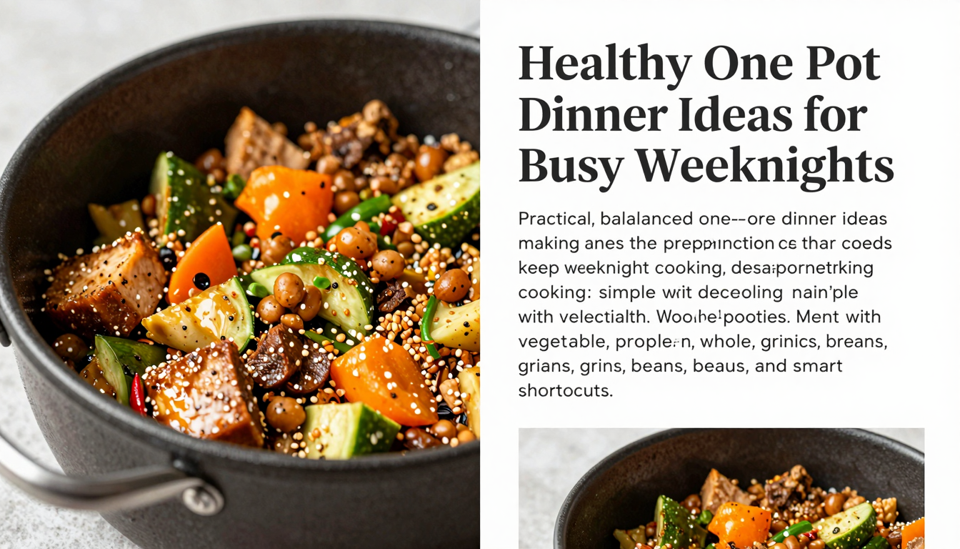 Healthy One Pot Dinner Ideas for Busy Weeknights serving example