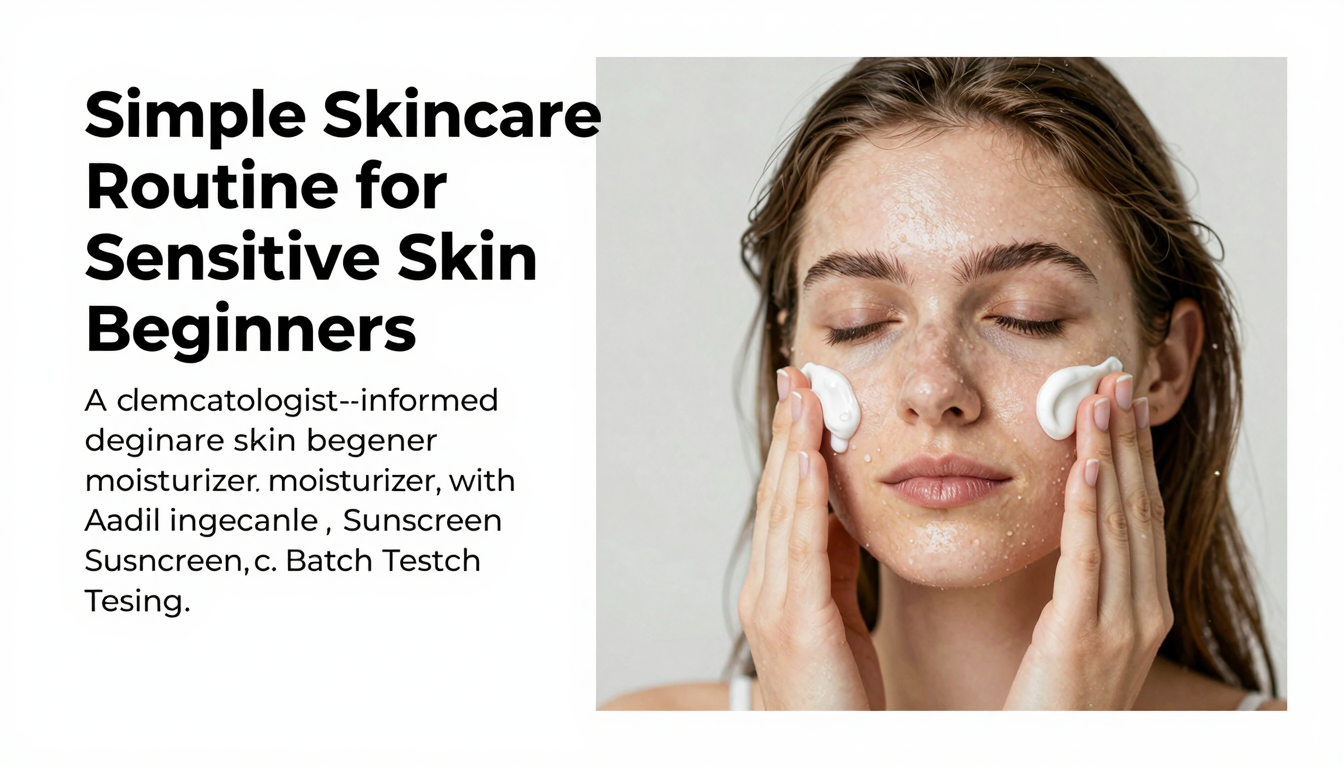 Simple Skincare Routine for Sensitive Skin Beginners