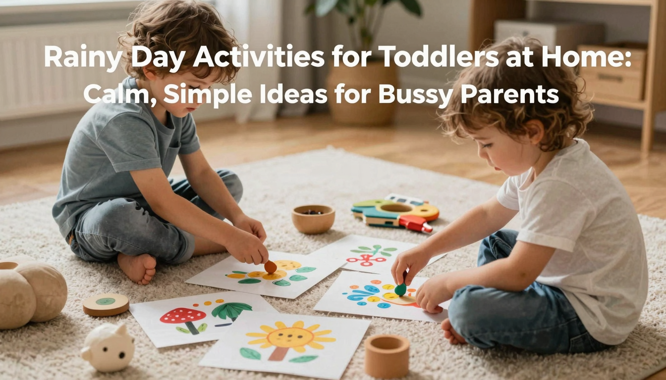 Rainy Day Activities for Toddlers at Home: Calm, Simple Ideas for Busy Parents