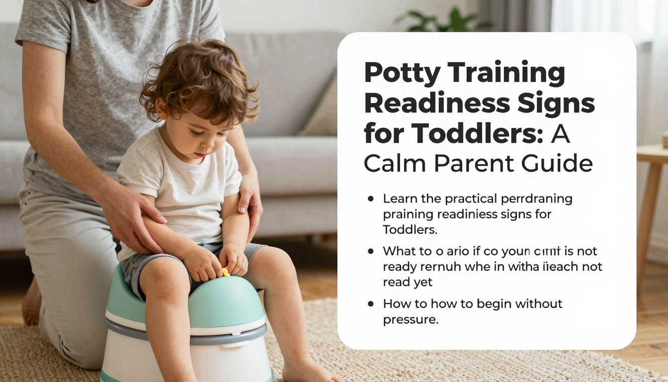 Potty Training Readiness Signs for Toddlers: A Calm Parent Guide