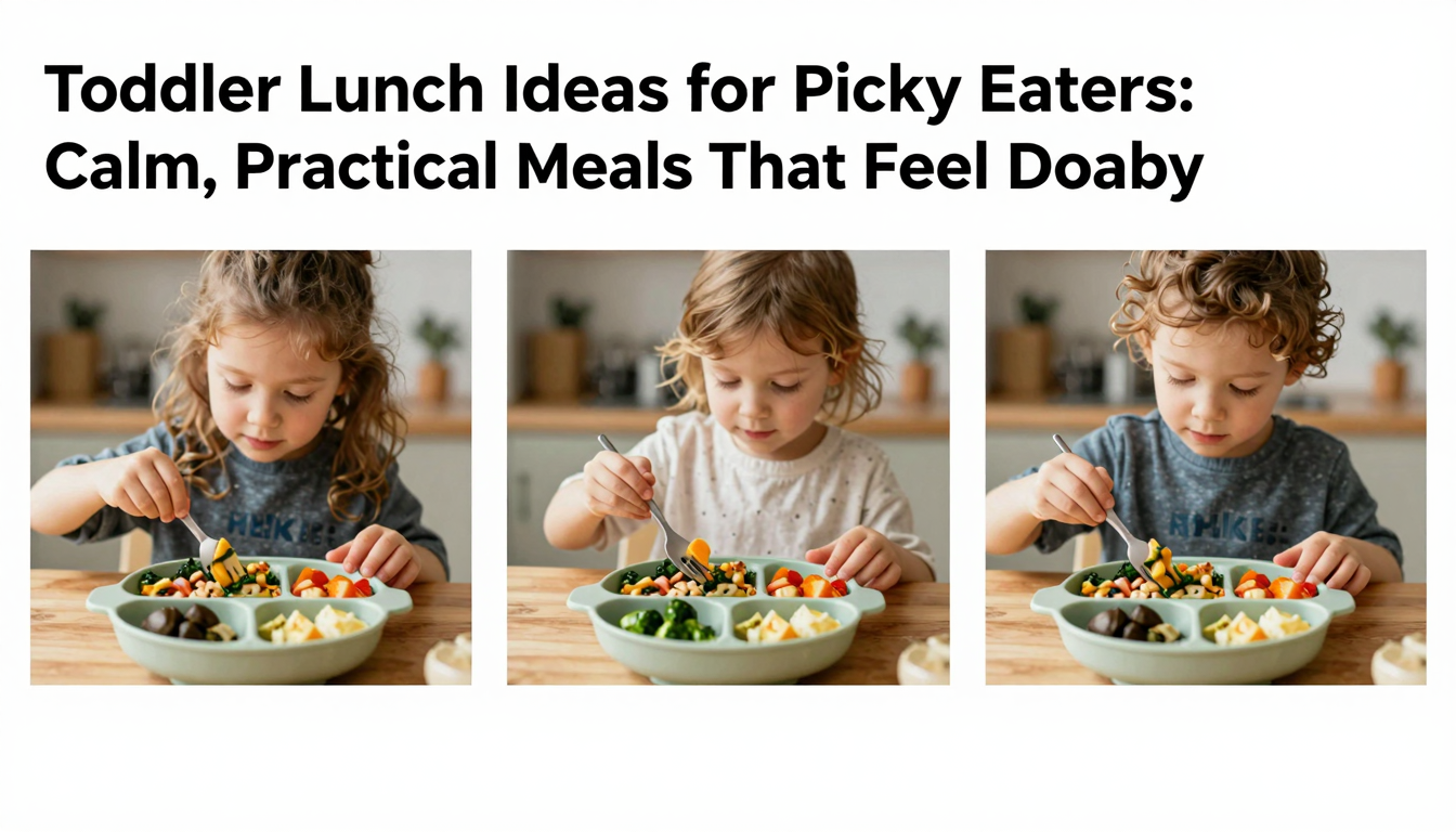 Toddler Lunch Ideas for Picky Eaters: Calm, Practical Meals That Feel Doable